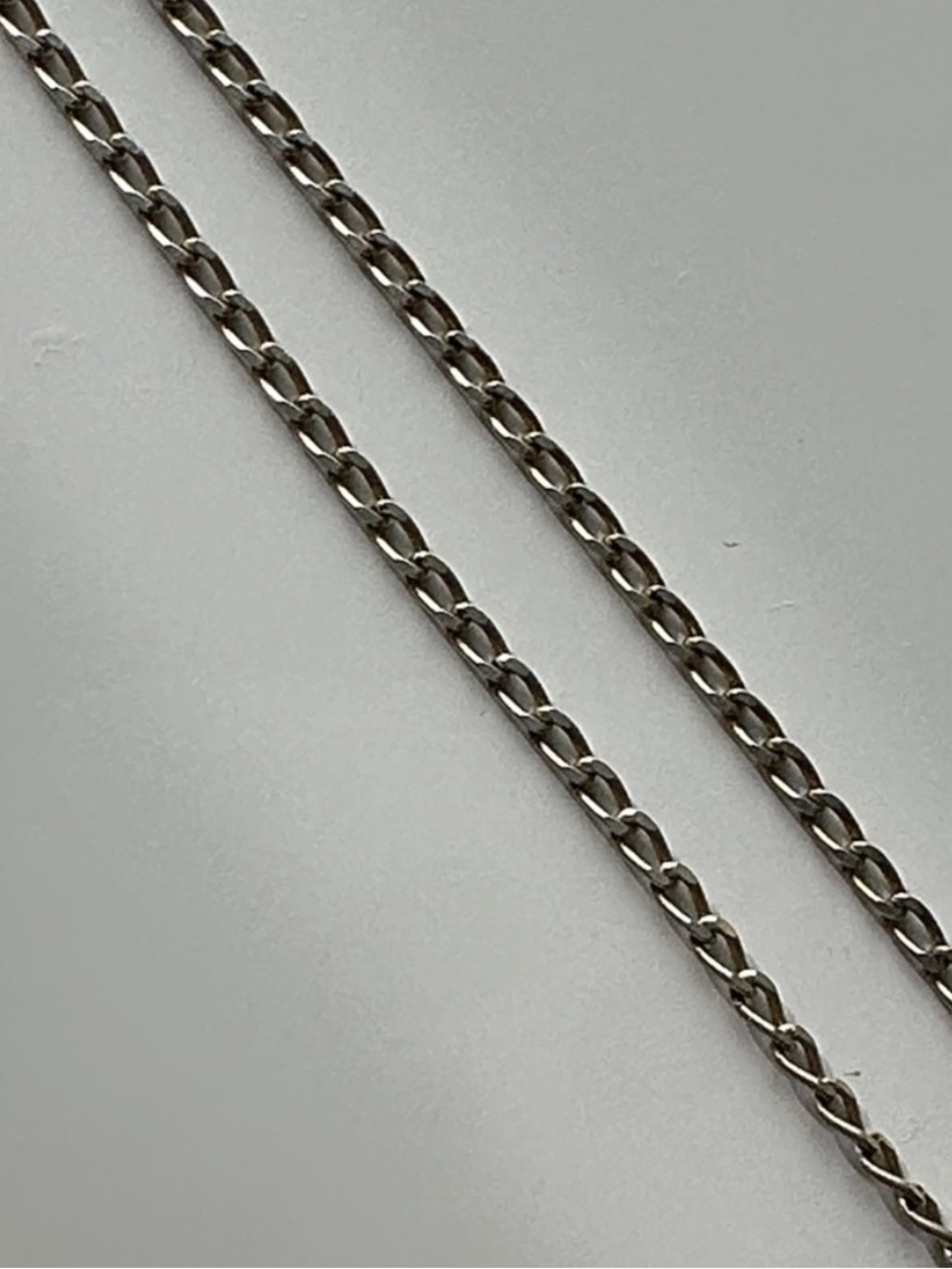 Vintage Silver 925 Sterling Men’s Chain Necklace
